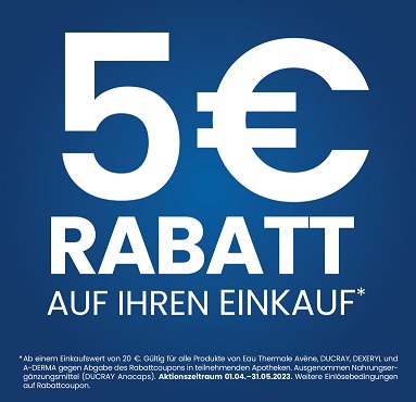 5€ Rabatt auf Ihren Einkauf