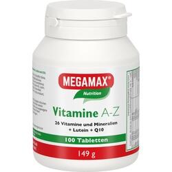 MEGAMAX VIT A-Z+Q10+LUTEIN