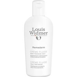 Weiße Flasche mit Feuchtigkeitscreme für sehr trockene Haut von Louis Widmer.